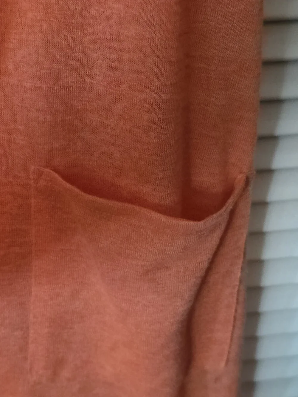 Woman Within Coral Open-Front Sleeveless Long Vest